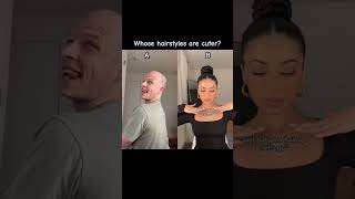 WHOSE HAIRSTYLES ARE 🔥? #hair #hairstyle #funny #youtubeshorts #shorts #bald