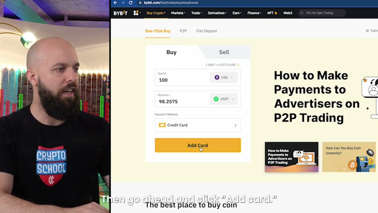 Bybit Buy Crypto Tutorial - YouTube