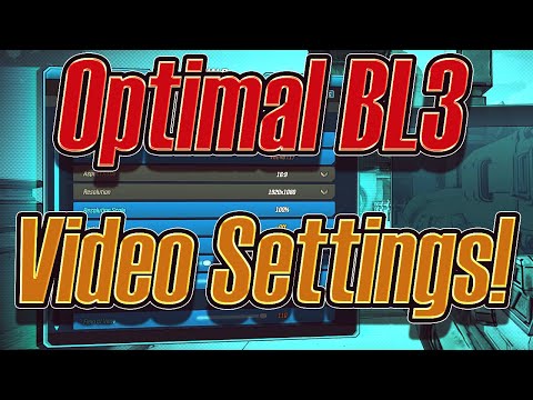 Borderlands 3: Optimal Video Settings! (How to get the best performance)