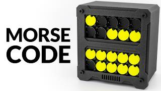 Morse Code - Flip Dot Clock