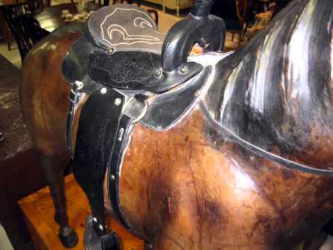Williamsburg Antiques And Used Furniture Leather Wrapped Horse