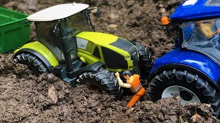 BRUDER TOYS RC tractor river crash!