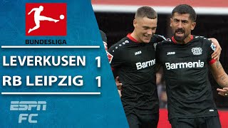 Kerem Demirbay’s stunner rescues point for Leverkusen vs. Leipzig | ESPN FC Bundesliga Highlights