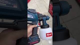 Ronix 20V Cordless Paint Spray Gun.