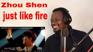 【高清】周深Zhou Shen【just like fire】#2021年B站最美的夜跨年晚会#周深 - Reaction