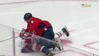 Alex Ovechkin monster hit vs Johanthan Drouin (2019)