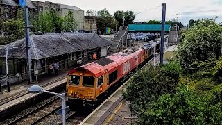 GBRf class 66783 and 732 glide through royston