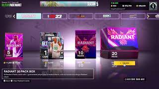 NBA 2K23 MyTeam Live Season 5 Is Here Radiant Pack Opening |Road To 1000 |