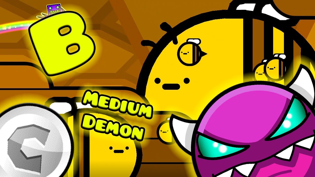 Geometry Dash B Medium Demon Youtube