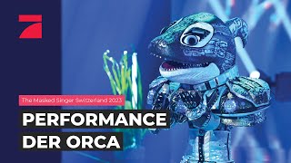 «Walk on Water» von 30 Seconds to Mars | Der Orca | The Masked Singer Switzerland