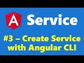 #14.3 - Create a Service using Angular CLI - Service - Angular Series