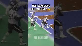 MOST DANGEROUS NFL GAME EVER 😨 #nfl#football#nflshorts#nflmemes#shorts#sports#nflfootball#hits#hit