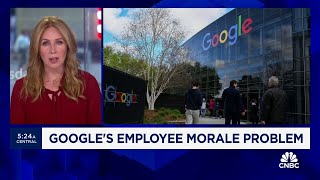 Google employees question executives over ‘decline in morale’ after blowout earnings