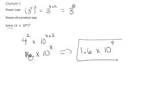 Technology MAP 117 Exponents: Multiplication and Division