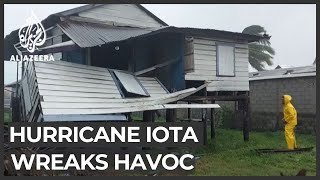 Hurricane Iota batters Central America