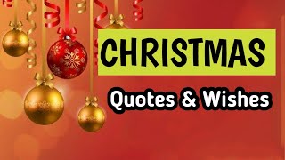 Merry Christmas 2024 /Christmas Wishes in English / Christmas Message, Christmas Quotes