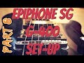 Epiphone SG G-400 Setup, Maintenance & New Parts - Complete & all set-up - Part 8