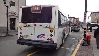 NJT NABI 40-SFW #5215 on the 154 to NY (Inside) in HD