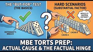 MBE Torts Masterclass: actual cause.