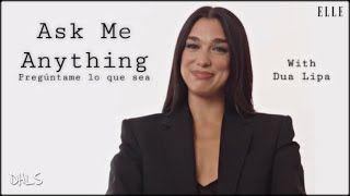 Ask Me Anything with Dua Lipa | ELLE