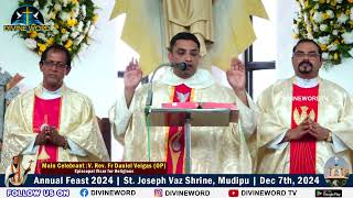 Annual Feast 2024 | St. Joseph Vaz Shrine, Mudipu | 10:30 AM Konkani Mass | Dec 7th, 2024