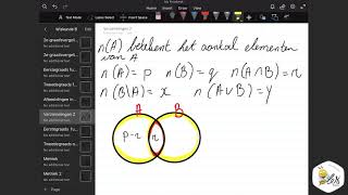 Bijles.sr - Wiskunde B - Verzamelingen (Venndiagram)
