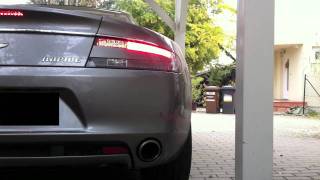 Aston Martin Rapide - Cold Start + Rev sounds