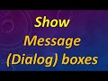 Python Message  Dialog Boxes in tkinter