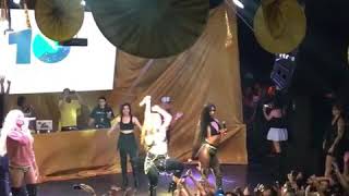 Gloria Groove, Lia Clark e Aretuza Lovi cantando Bumbum de Ouro | Gambiarra Festa
