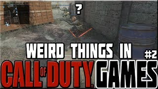 WEIRD THINGS IN CALL OF DUTY GAMES! #2