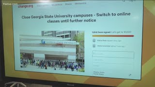 Petition calling on Georgia State to close campus, shift classes online