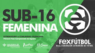 Extremadura - Comunidad Valenciana | Campeonato de España Sub-16 Femenino Fútbol Sala