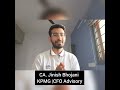 Next in CAreer | Ep.2 | KPMG | CFO Advisory | Ft. CA. Jinish Bhojani