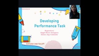 DEVELOPING PERFORMANCE TASK GROUP 2 VIDEO DISCUSSION