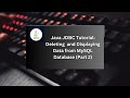 Java JDBC Tutorial: Deleting and Displaying Data from MySQL Database