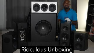 Is it Hard to Unbox a Ridiculous Sub?  Arendal Sound 1723 S Speaker System | Unboxing and Overview