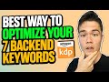 How to Fill in The 7 Backend Keywords on KDP for Maximum Sales (Most Do it Wrong)