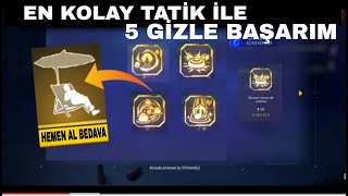 6 GİZLİ BAŞARIMLAR VE YENİ BAŞARIMLAR KAZANMASI OLDUKÇA KOLAY 8000 PUAN YAP İFADE KAP FİRE FREE MAX