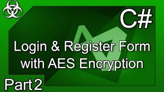 Safest Login Form in C# with AES Encryption & Decryption Tutorial Part 2