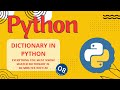 Python Zero to Advance Programming Class #08 | Python Dictionary Explained in One Video #learnpython