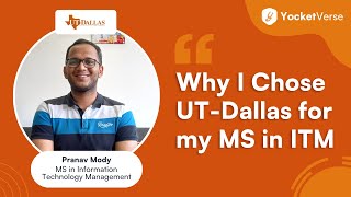 Got into University of Texas at Dallas for MS in ITM | Spring 23 | Yocket Premium Review