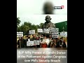 Modi Security Breach | BJP MPs Protest At Gandhi Statue Against Congress | #Shorts | CNN News18