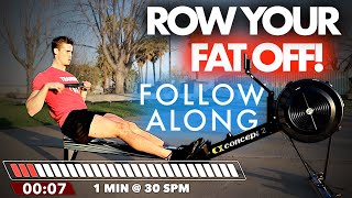 Just ROW IT! 10-Minute Follow-Along HIIT Row [FAT LOSS]