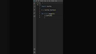 draw a square using turtle in Python