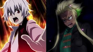 Shu Vs Chrome (Beyblade Burst Sparking Vs Beyblade X)