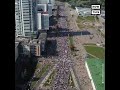 massive crowd of protesters marches through minsk nowthis