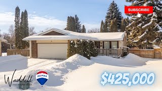 Charming 4-bedroom bungalow with a double attached garage in St. Albert!