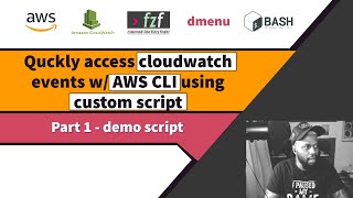 Access Cloudwatch Events w/ AWS CLI & bash script