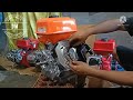 MOTOYAMA MOGE 460 || COAK PISTON DAN GANTI KARBU || DENNY MEDIA