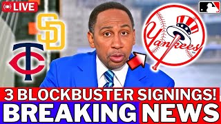 MLB URGENT! YANKEES MAKING 3 BLOCKBUSTER SIGNINGS! AND ROKI SASAKI CONFIRMED? NEW YORK YANKEES NEWS